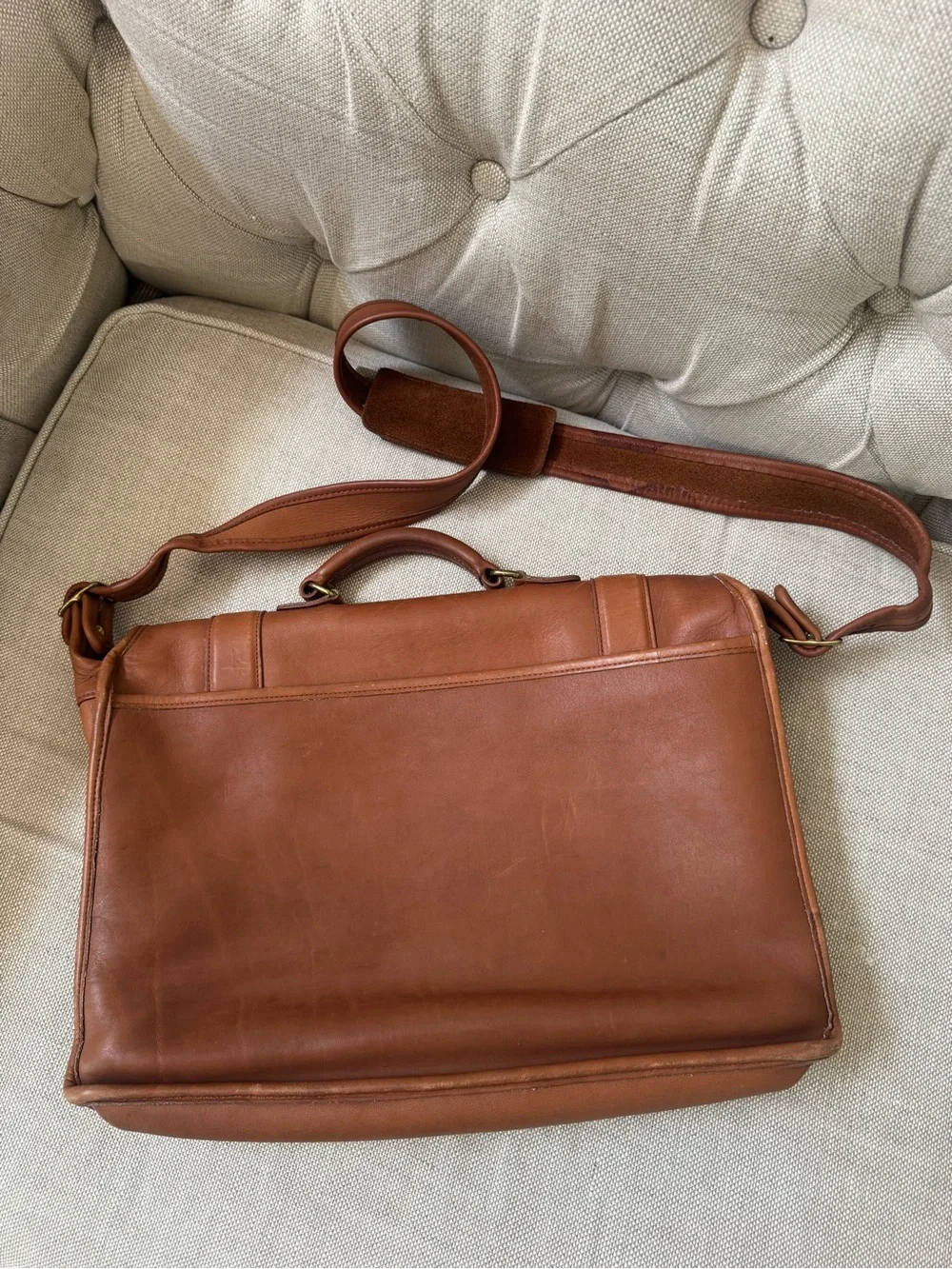 Vintage coach Essex briefcase